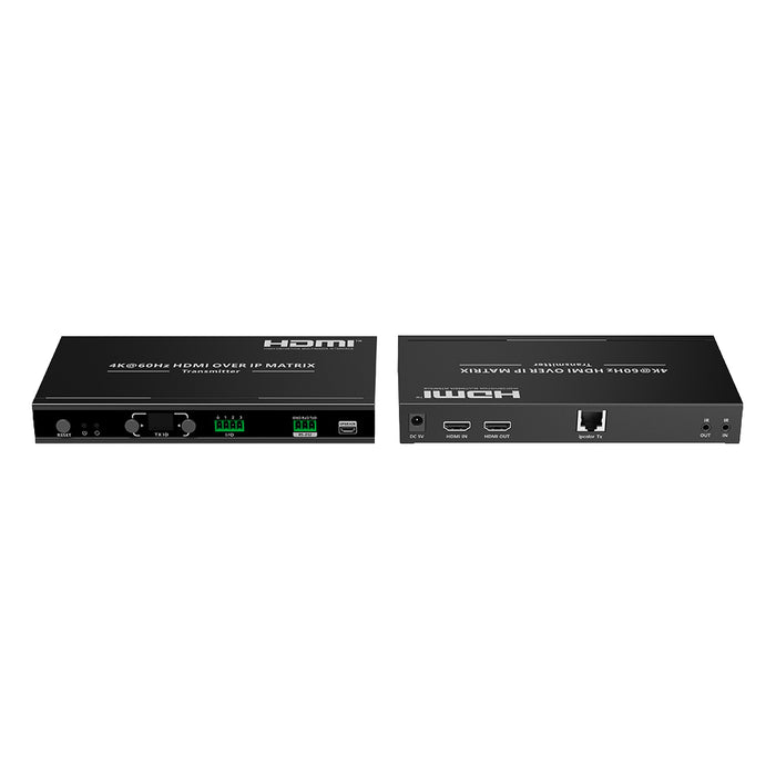 Lenkeng HDMI extender over IP (Matrix) supports 4k@60hz.Compatible with Cat5e/6. Up to 120 M (TX)
