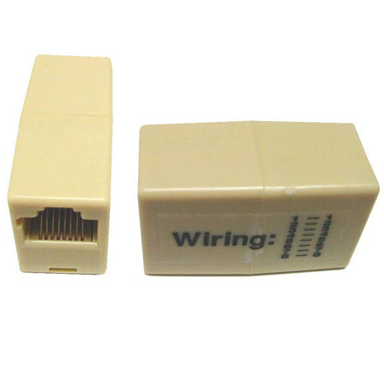 DYNAMIX Voice Rated RJ45 8C Joiner 2-Way (2x RJ45 Sockets) Not to be used on Data Network