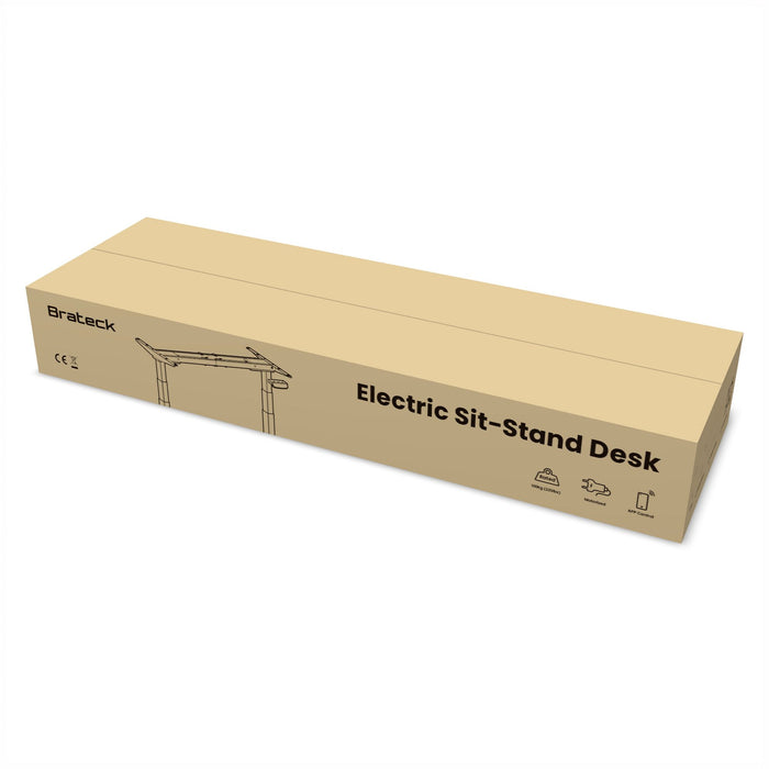 Brateck Pro Smart Dual-Motor Sit Stand Desk w/ Intelligent APP Control. Programmable Height