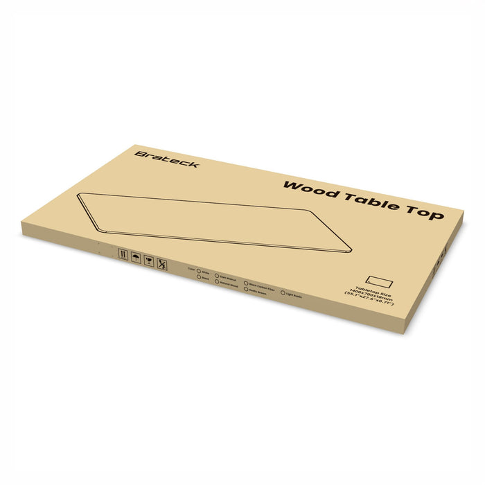 Brateck  1400x700mm One-Piece Table Top for M06-23DE-AI Desk Curved-edge EcoFriendly