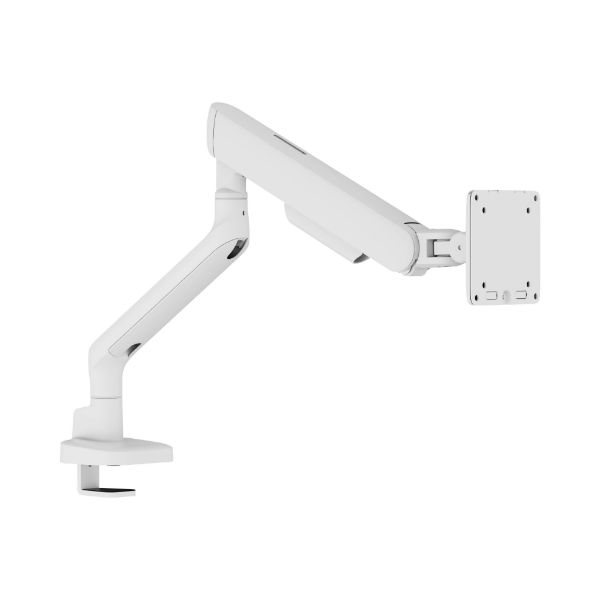 Brateck 17"-35" Elite Single Screen Mechanical Spring Monitor Arm. Max Load 11Kgs, White