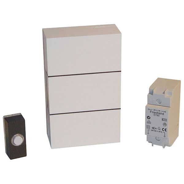 Honeywell Doorchime Kit. Includes: D117 Doorchime D534IP65 Button & HONE3554N