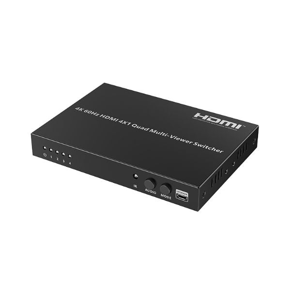 Lenkeng 4-In-1-out HDMI Multi viewer Switch. Displays Video 4x HDMI Supports 4K@60Hz