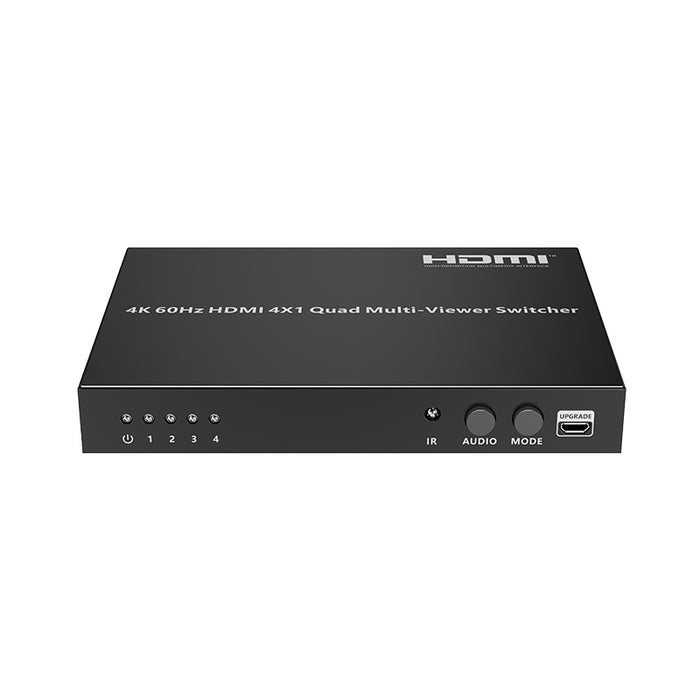 Lenkeng 4-In-1-out HDMI Multi viewer Switch. Displays Video 4x HDMI Supports 4K@60Hz