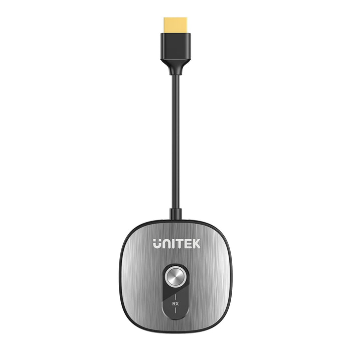 Unitek 4K30Hz Wireless HDMI Receiver Supports HDCP 1.4. Dual Band 50m Transmission