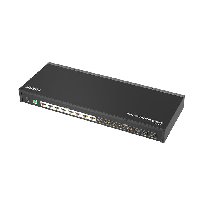 Lenkeng 4K 8-In-8-out HDMI Matrix Switcher. Supports 4096x2160 60Hz UHD Res