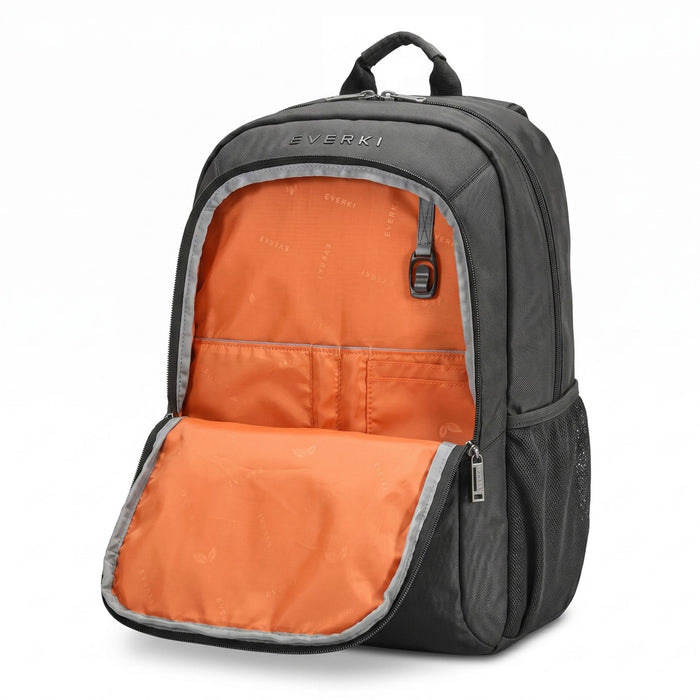 Everki Advance laptop Backpack. Up to 16" Laptops, Hidden Stash Pocket, Trolley Pass.