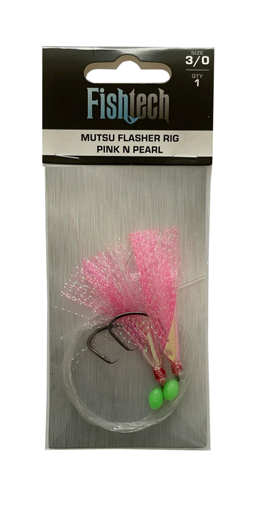 Fishtech 3/0 Mutsu Economy Flasher Rig - Pink n Pearl - LX2001 - Homewares, Outdoor, Phone Accessories, Cases, Speakers, Headphones + More -