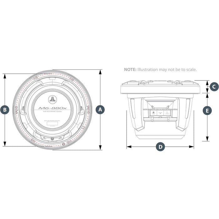 Jl Audio M6-10Ib-S-Gmti-I-4 10" Marine Subwoofer Driver With Led Titanium Sport - LX2001 - Homewares, Outdoor, Phone Accessories, Cases, Speakers, Headphones + More -