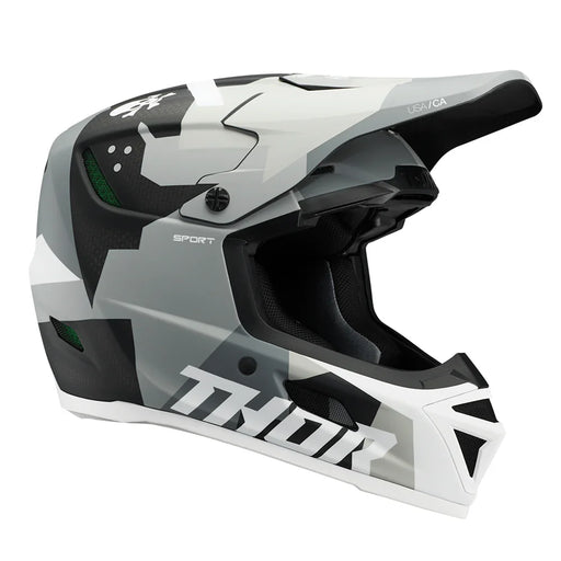 Helmet S25 Thor Mx Reflex Sport Carbon Brave Grey/White Small - LX2001 - Homewares, Outdoor, Phone Accessories, Cases, Speakers, Headphones + More -