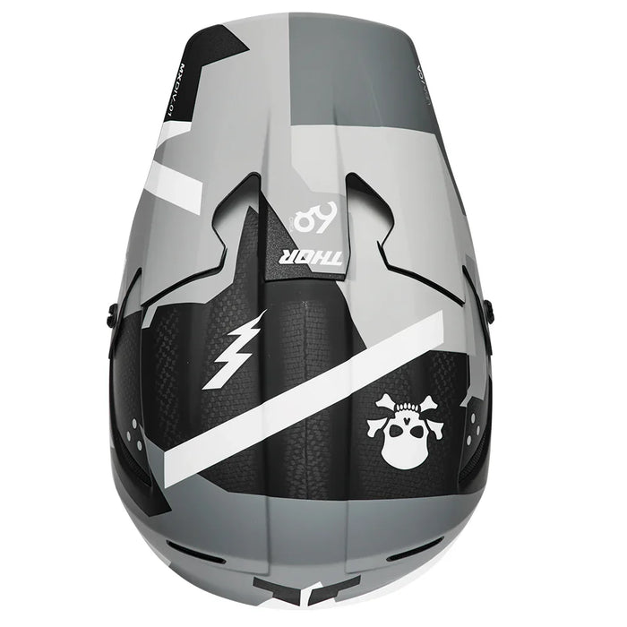 Helmet S25 Thor Mx Reflex Sport Carbon Brave Grey/White Medium - LX2001 - Homewares, Outdoor, Phone Accessories, Cases, Speakers, Headphones + More -