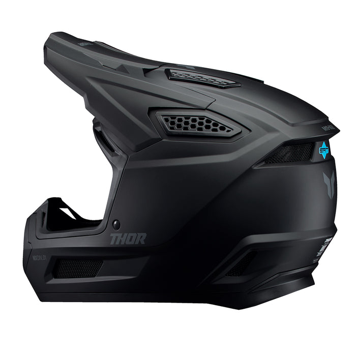 Helmet S27 Thor Mx Fleet Blackout Matte Black L