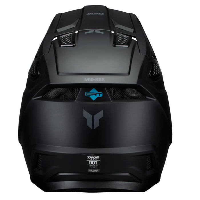 Helmet S27 Thor Mx Fleet Blackout Matte Black L