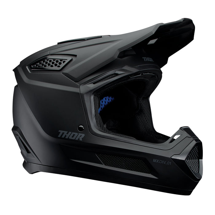 Helmet S27 Thor Mx Fleet Blackout Matte Black L