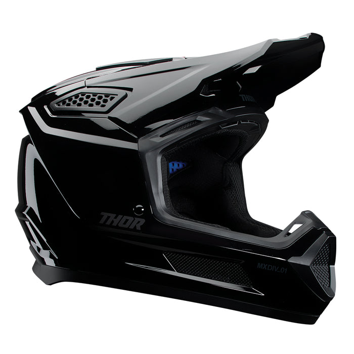 Helmet S27 Thor Mx Fleet Blackout Gloss Black L