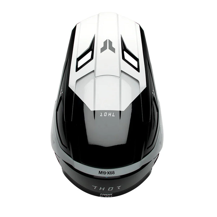 Helmet S25 Thor Mx Fleet Storm Black/White Youth Medium - LX2001 - Homewares, Outdoor, Phone Accessories, Cases, Speakers, Headphones + More -