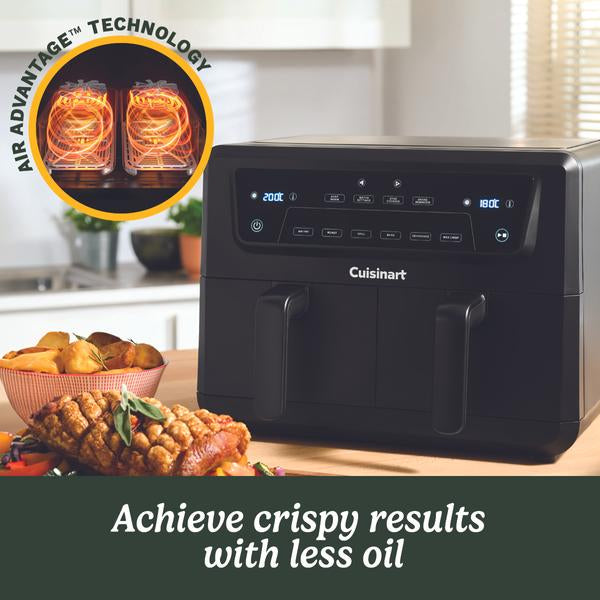 Cuisinart XXL Dual Zone Air Fryer PFAS Free10.4L (AFD-10OBLXA)