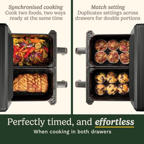 Cuisinart XXL Dual Zone Air Fryer PFAS Free10.4L (AFD-10OBLXA)