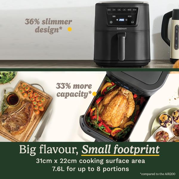 Cuisinart Compact Max Air Fryer PFAS Free 7.6L (AFS-8OBLXA)