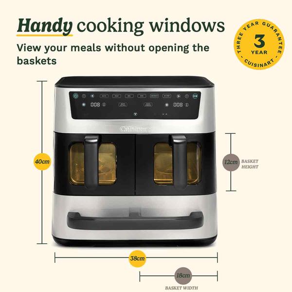 Cuisinart Tri-Zone PFAS Free Air Fryer 13.2L  (AFT13XSSU)