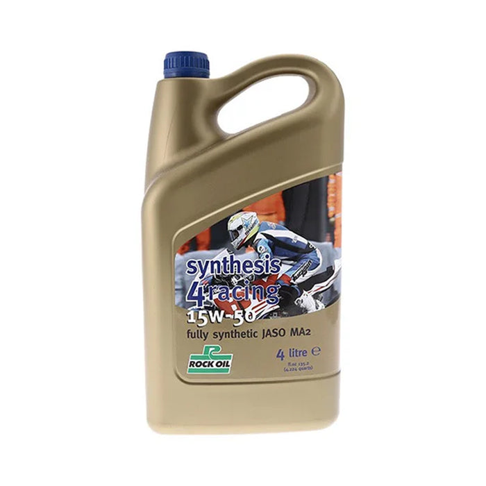 Rock Oil Engine Oil Fully Synthetic 15W 50 Synthesis 4 Racing Rock Oil 4L