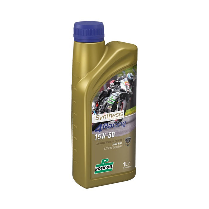 Rock Oil Engine Oil Fully Synthetic 15W 50 Synthesis 4 Racing Rock Oil 1L