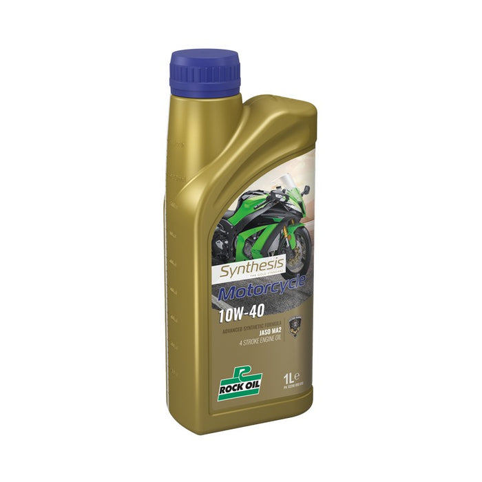 Rock Oil Engine Oil Fully Synthetic Synthesis  Motorcycle 10W-40 Rock Oil 1L