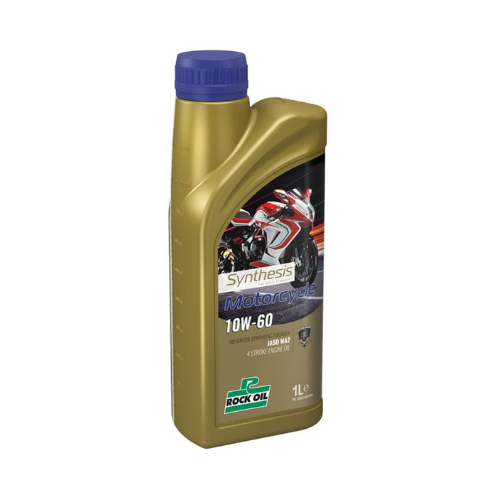 Rock Oil Engine Oil Fully Synthetic Synthesis 4 Motorcycle 10W-60 Rock Oil 1L