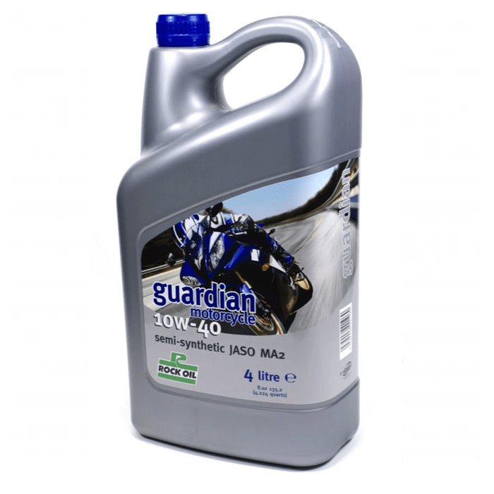 Rock Oil Engine Oil Guardian Motorcycle 10W-40 Rock Oil Semi Synthetic 4L