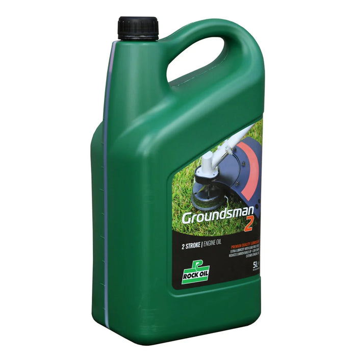 Rock Oil Groundsman 2 Stroke Semi Synthetic 5L Lawn Mower & Stationary Engines