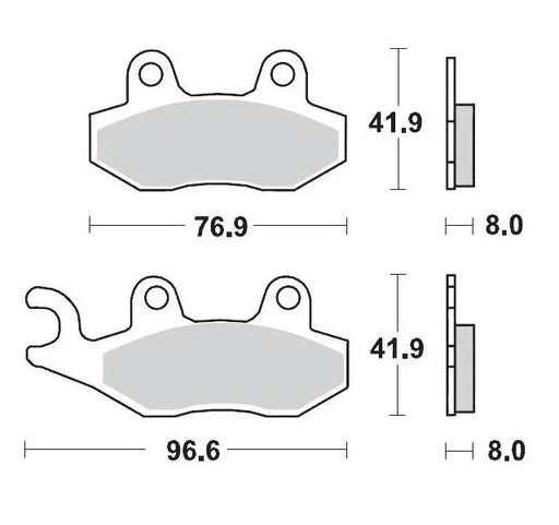 Brake Pads Front Moto Master Pro Sintered For Can-Am Maverick Husqvarna Kawasaki - LX2001 - Homewares, Outdoor, Phone Accessories, Cases, Speakers, Headphones + More -