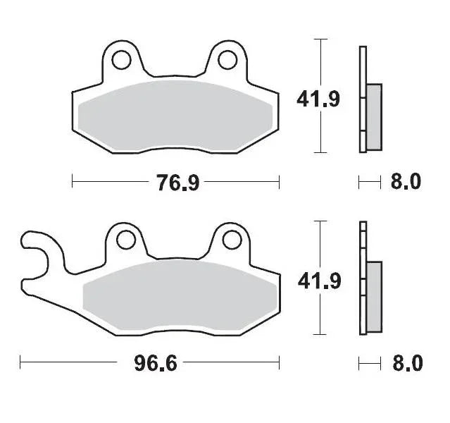 Brake Pads Front Moto Master Pro Sintered For Can-Am Maverick Husqvarna Kawasaki - LX2001 - Homewares, Outdoor, Phone Accessories, Cases, Speakers, Headphones + More -