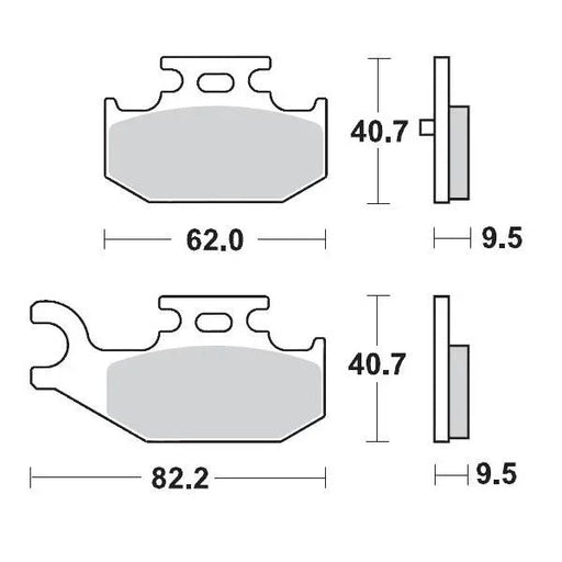 Brake Pads Rear Moto Master Pro Sintered Yamaha Rhino 660 05-07 Yfm700 R 06-14 - LX2001 - Homewares, Outdoor, Phone Accessories, Cases, Speakers, Headphones + More -
