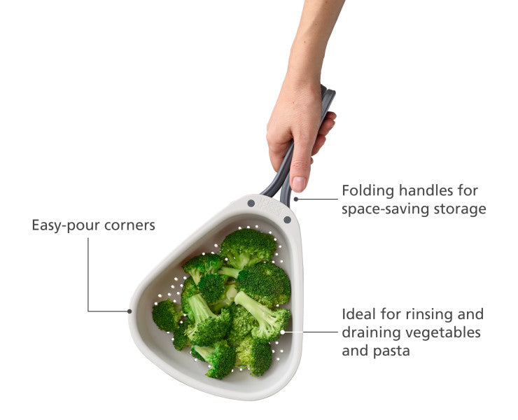 Joseph Joseph Droplet Compact Colander with folding handles
