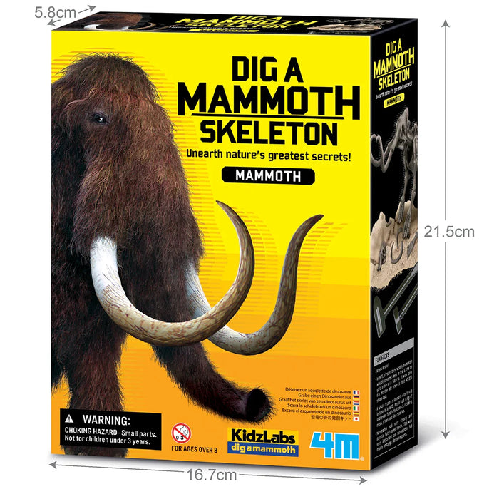 Dig A Mammoth Skeleton - LX2001 - Homewares, Outdoor, Phone Accessories, Cases, Speakers, Headphones + More -