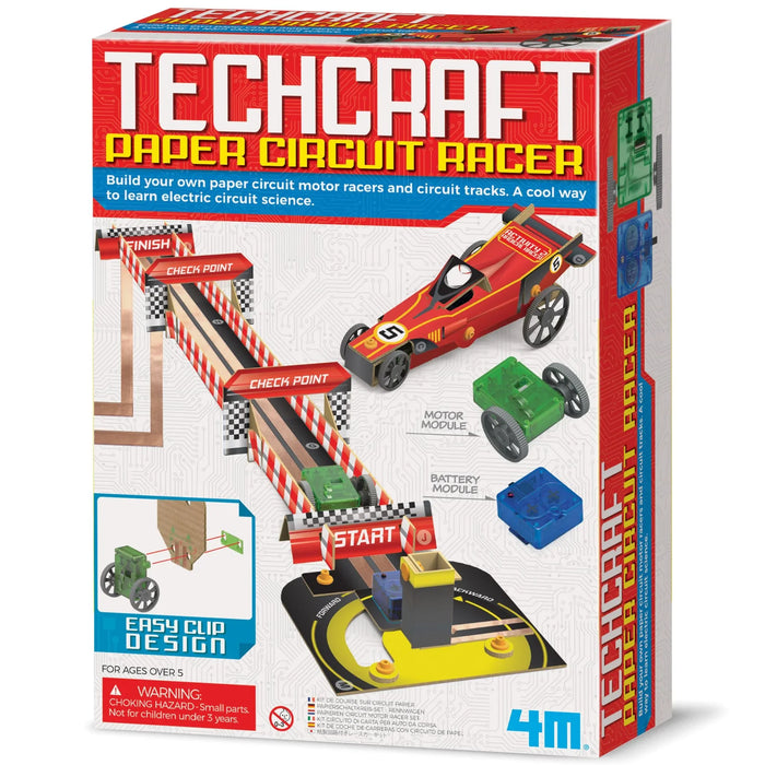 Techcraft Paper Circuit Racer - LX2001 - Homewares, Outdoor, Phone Accessories, Cases, Speakers, Headphones + More -