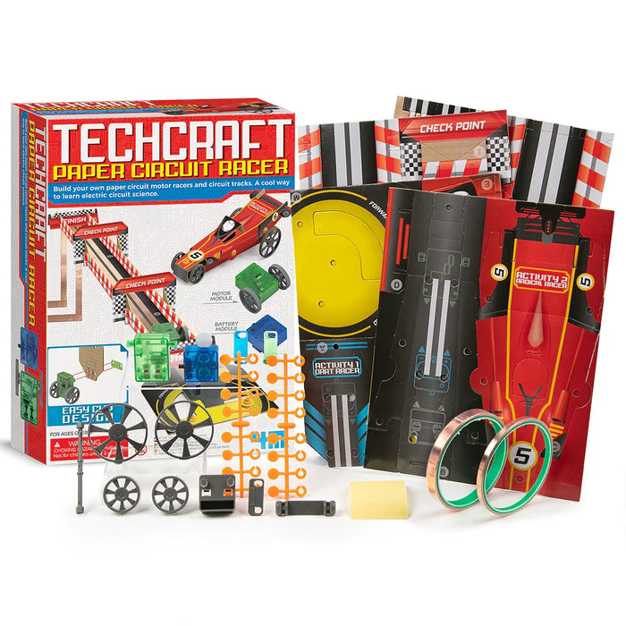 Techcraft Paper Circuit Racer - LX2001 - Homewares, Outdoor, Phone Accessories, Cases, Speakers, Headphones + More -