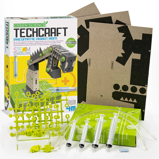 Green Science/Techcraft Pneumatic Robot Arm - LX2001 - Homewares, Outdoor, Phone Accessories, Cases, Speakers, Headphones + More -