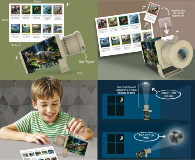 4M Kidz Labs Slide Projector - Dino