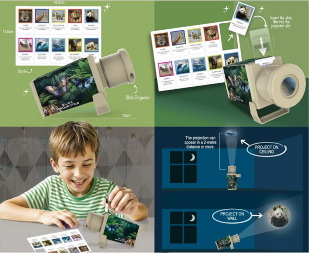 4M Kidz Labs Slide Projector - Wildlife