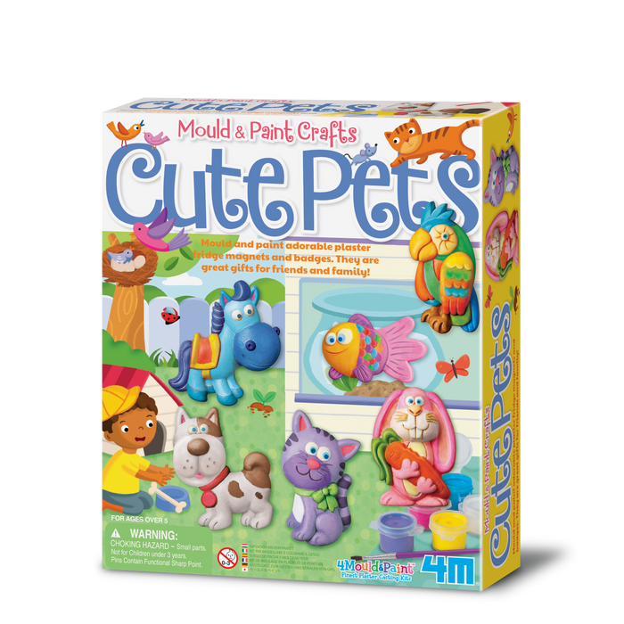 4M Mould & Paint - Cute Pets