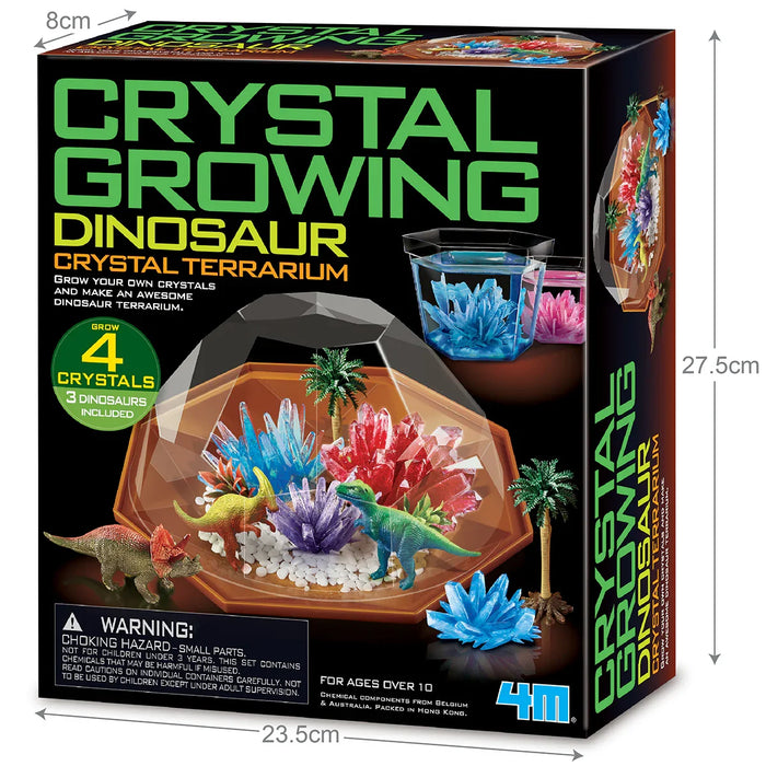 Crystal Growing Dinosaur Terrarium - LX2001 - Homewares, Outdoor, Phone Accessories, Cases, Speakers, Headphones + More -