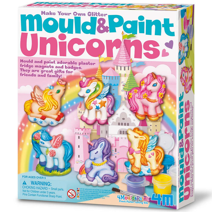 4M Make Your Own Glitter Mould & Paint - Unicorns
