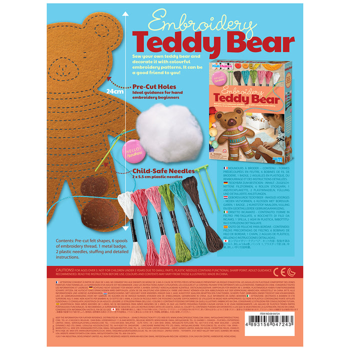 Embroidery Teddy Bear Kit