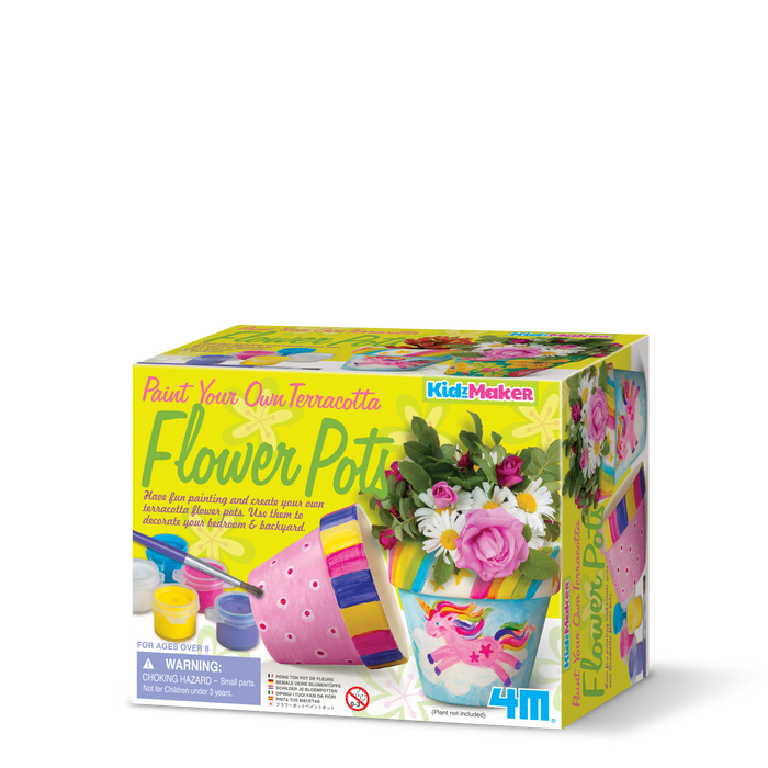4M Paint Your Own Flower Pots