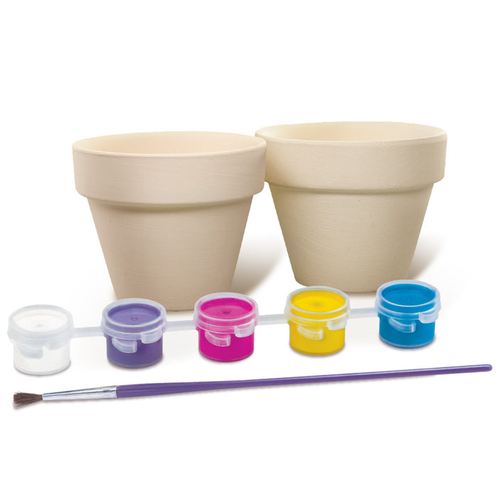 4M Paint Your Own Flower Pots