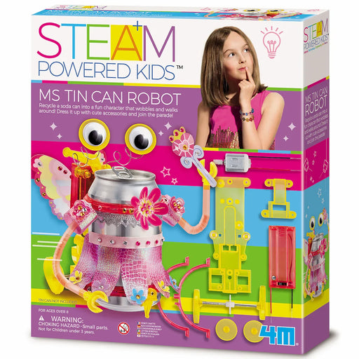 Steam Miss Tin Can Robot - LX2001 - Homewares, Outdoor, Phone Accessories, Cases, Speakers, Headphones + More -