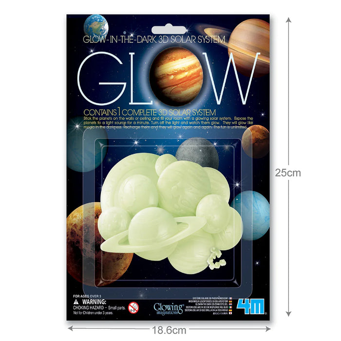 Glow in the Dark 3D Solar System - LX2001 - Homewares, Outdoor, Phone Accessories, Cases, Speakers, Headphones + More -