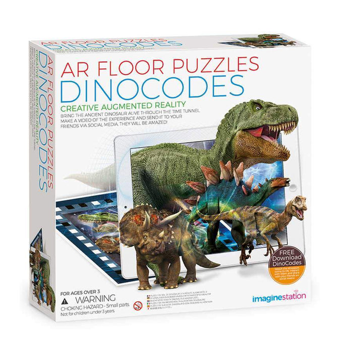 AR Floor Puzzle Dinocodes