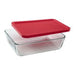 Pyrex Simply Store 6 Cup Rectangle Container with Red Lid - LX2001 - Homewares, Outdoor, Phone Accessories, Cases, Speakers, Headphones + More -